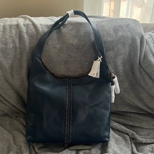 New with tags: The Sak blue genuine leather purse